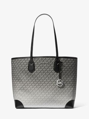 michael kors eva large|Eva Large Ombré Signature Logo Tote Bag .